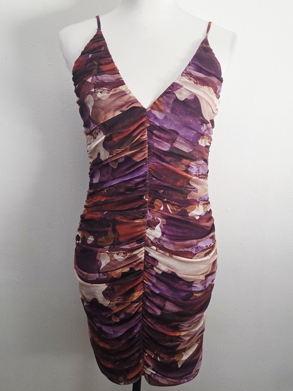 FashionNova Ruched Mini Dress